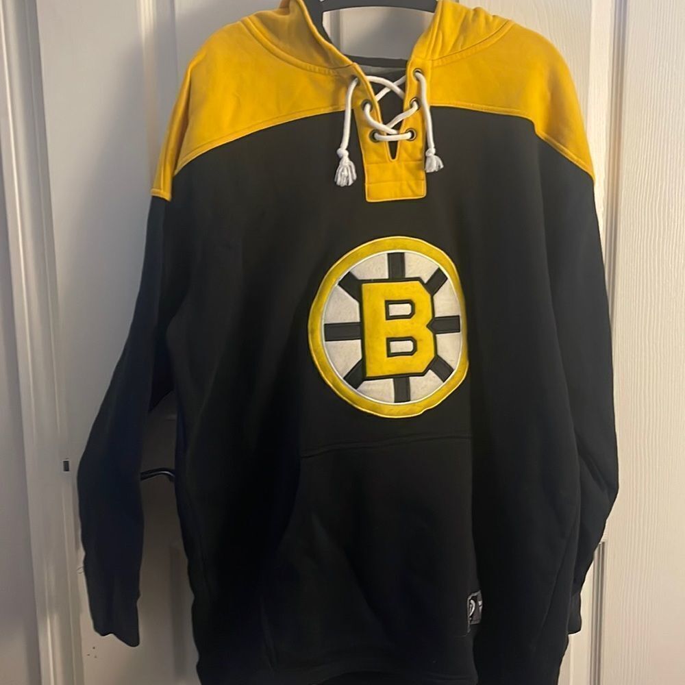 Boston Bruins hoodie sweatshirt size double XL